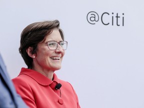 Citigroup Inc. CEO Jane Fraser (pictured) wrote in a company-wide memo that pandemic workdays were taking an excessive 'toll' on employees.