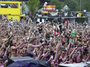 Escapade Music Festival took over Lansdowne Park for a mostly young crowd of energetic EDM enthusiasts in Ottawa on Saturday, June 23, 2018.