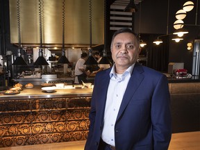 Devinder Chaudhary, owner of the downtown fine-dining restaurant Aiāna, says he will open his 900-square-foot patio as soon as possible. "This is the time to remain optimistic and positive," he adds.