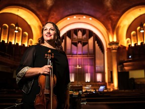 Carissa Klopoushak, the NAC Orchestra violinist who’s been appointed artistic director of Ottawa Chamberfest after about seven months as interim director.