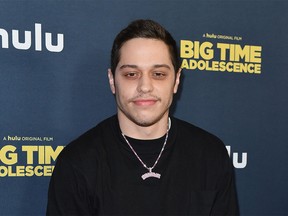 US comedian Pete Davidson attends the premiere of Hulu's "Big Time Adolescence" at Metrograph on March 5, 2020 in New York City. (Photo by Angela Weiss / AFP) (Photo by ANGELA WEISS/AFP via Getty Images)