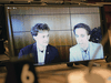 WE Charity founders Marc, left, and Craig Kielburger appear as witnesses via videoconference during a House of Commons finance committee meeting in Ottawa on July 28, 2020.