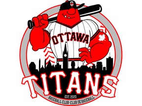 Ottawa Titans Baseball Club logo