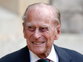 (FILES) In this file photo taken on July 22, 2020 Britain's Prince Philip, Duke of Edinburgh