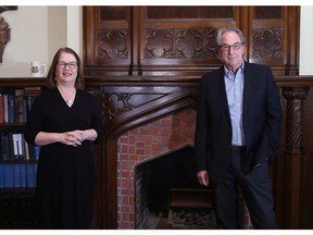 Dr. Jane Philpott and Dr. David Walker on the Queen's University campus. Not everyone will 'bounce back' from the pandemic year at the same pace.