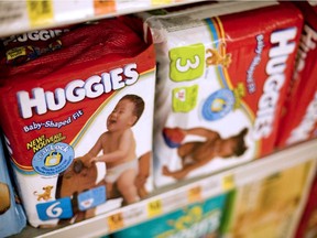 Files: A pack of Huggies diapers, made by Kimberly-Clark Corp