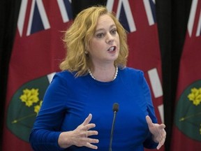 Ottawa MPP and cabinet minister Lisa MacLeod, pictured in this file photo, received a $44,000 allowance from her riding association between 2018 to 2020, new documents show.