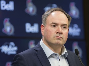 Ottawa Senators General Manager Pierre Dorion.