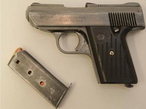 A gun found by Ottawa police following a traffic stop.