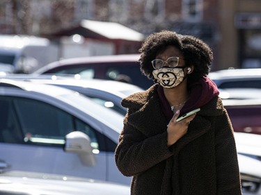 People were out and about in the ByWard Market on Saturday, the first day of much tighter COVID-19 restrictions throughout Ontario. Some individuals wore masks while walking through the downtown core, but not all.