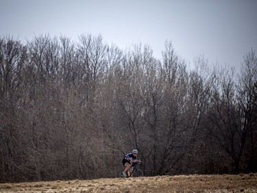 Capital-area residents took advantage of the extra space to safely cycle on the Sir George-Étienne Cartier Parkway on Saturday. The National Capital Commission closed part of that parkway as well as parts of the Sir John A. Macdonald Parkway and Queen Elizabeth Driveway to vehicle traffic for part of the day to allow for individual exercise.