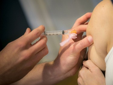 Dr. Nili Kaplan-Myrth along with a group of medical students set up Jabapalooza, a vaccine clinic in the Glebe on Saturday.