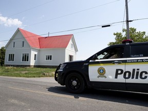 A Sûreté du Québec vehicle.