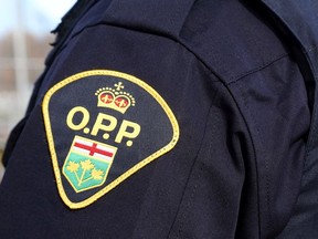 Ontario Provincial Police shoulder patch.