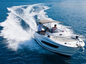 The luxury of the cabin cruiser is just what’s needed for extended trips on the water.