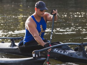 Mike Trauner, 41, who lost both lower legs to an improvised explosive device in Afghanistan, will travel to Szeged, Hungary, in early May to compete for a spot in the Tokyo Paralympic Games.