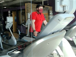 Scott Hudson, manager at Anytime Fitness on Hazeldean Road, believes not keeping fit increases health risks during the pandemic.