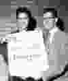 Elvis and Gord Atkinson pose together during Presley’s visit to Ottawa in 1957.