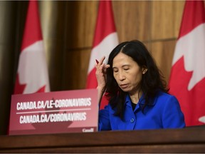 Canada's chief public health officer, Dr. Theresa Tam, believes public health measures are starting to have an impact.