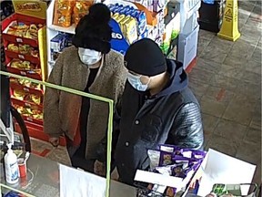 Suspects sought in relation to fraudulent use of a stolen debit card