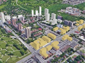 Manor Park Management is proposing a master plan that would transform two areas of the Manor Park community along St. Laurent Boulevard.