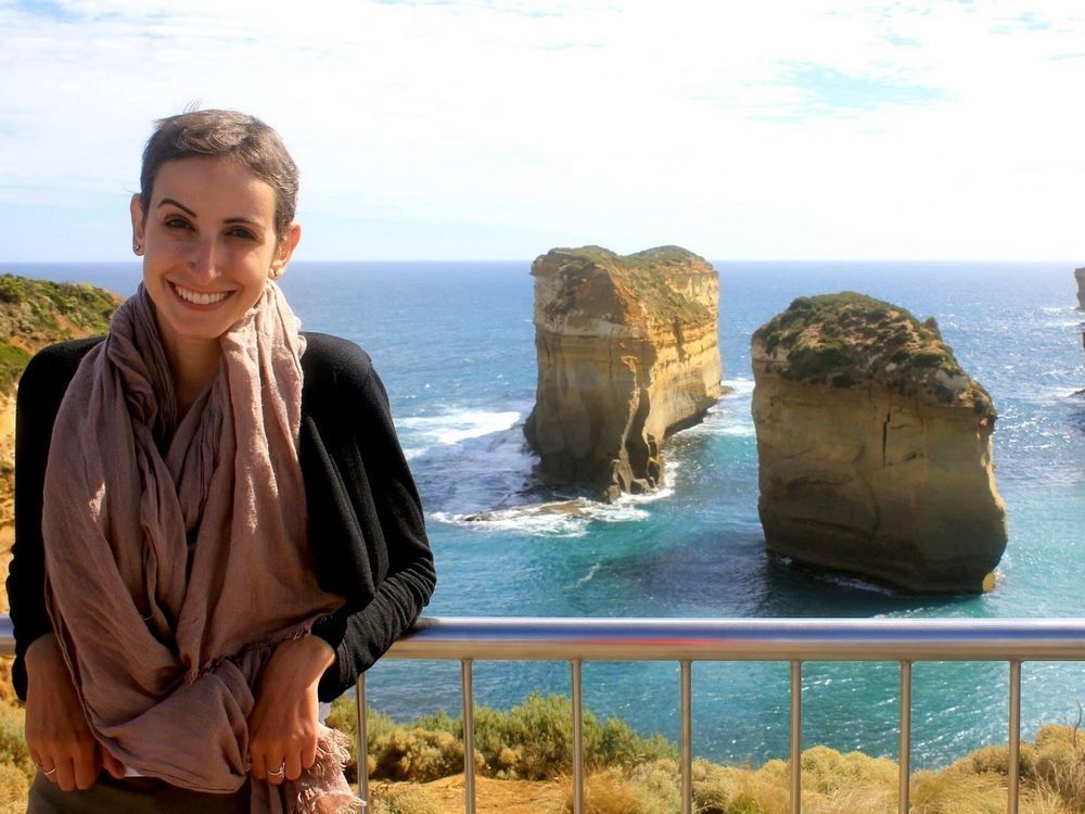  Six months after CAR-T cell therapy saved her life, Gatineau’s Stefany Dupont travelled to Australia. (Photo courtesy of Stefany Dupont)