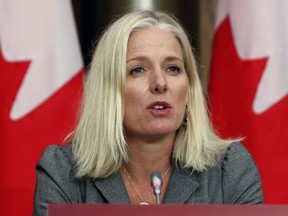 Catherine McKenna, MP for Ottawa Centre and Canada's infrastructure and communities minister.
