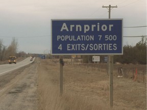 Files: Arnprior town sign