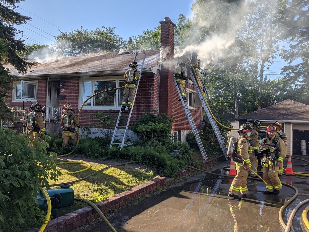 Fire crews contain damage in morning house fire in Meadowlands area
