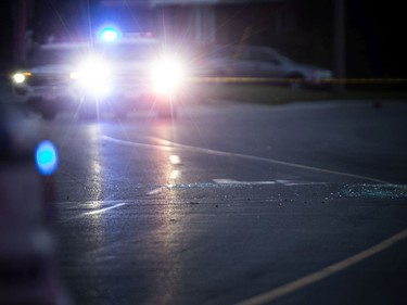 Ottawa police were on the scene of a shooting that took place Sunday evening. Police were investigating part of the scene on Iris Street at Woodroffe Avenue, where shattered glass lay on the ground.