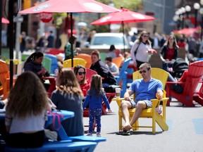 Before COVID: Time was when people knew how to have fun and enjoy their city, as this scene on William Street in the Byward Market in 2019 suggests.