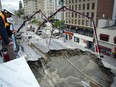 The sinkhole on Rideau Street on June 9, 2016. A city committee has called for an investigation into who leaked information about it to the Citizen that would have been public anyway.