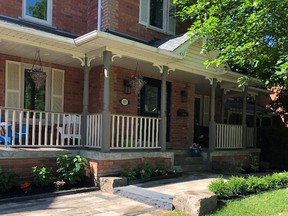 Reporter Linda White loves her home's expansive front porch.