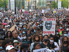 A Black Lives Matter protest held in Ottawa in June 2020. Jean Levac/Postmedia