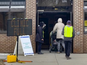 A drop in vaccine clinic for anyone 18+ at the Overbrook Community Centre has 500 doses available daily. Tuesday, May. 4, 2021 ERROL MCGIHON/Postmedia