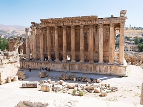 So-called Temple of Bacchus, Baalbek.