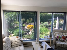 Krumpers Solar Blinds allow homeowners to maintain their view to the outdoors and keep their house cool all summer long.