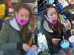 The Ottawa Police Service Break and Enter Unit is seeking the public’s assistance in identifying a woman after a Break and Enter that occurred on April 14th, 2021 in a residence located on the 300 block of Knox Crescent.