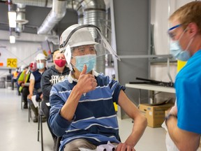 Alberta Health Services and The Primary Care Network, in collaboration with Cargill, began administering vaccines to the employees of the Cargill meat-packing plant in High River.