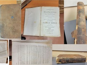 The Lennox and Addington County detachment of the Ontario Provincial Police had requested public assistance in identifying the owner of these historic texts.