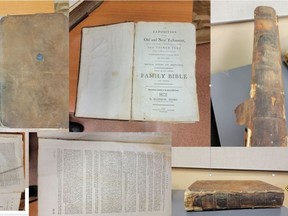 The Lennox and Addington County Detachment of the Ontario Provincial Police are seeking the public's assistance in identifying the owner of these historical texts.