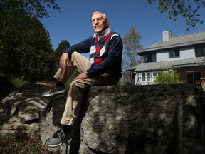 Bob Chiarelli poses for a photo at his home in Ottawa Wednesday. Chiarelli is thinking of running for Ottawa mayor again.  TONY CALDWELL, Postmedia.