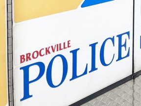 A file photo of a Brockville Police logo.