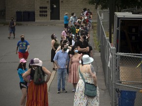 500 people were vaccinated with first and second doses of Moderna vaccine at Dr. Nili Kaplan-Myrth's third Jabapalooza held on the field at Immaculata High School, Saturday, June 5, 2021.