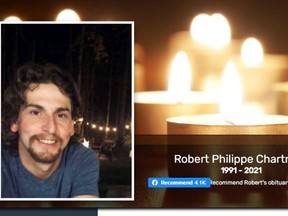 A photo from the online obituary for Robert Chartrand. His family confirmed Friday that his body had been found in the Ottawa River near Allumette Island.