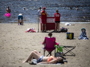 Saturday was the first day lifeguards were on duty at city beaches,