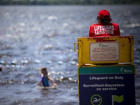 Saturday was the first day lifeguards were on duty at city beaches this summer