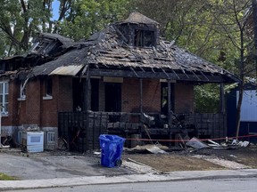 An elderly man and his son died Wednesday in a house fire on rue Parker in the Aylmer sector of Gatineau.