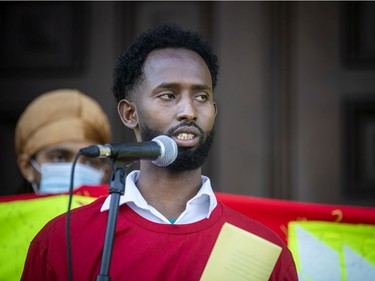 Black and Indigenous families from across Canada recounted devastating stories of loved ones lost in police encounters Saturday. Abdiaziz Abdi, brother of Abdirahman Abdi who died after a police altercation in Ottawa in 2016.