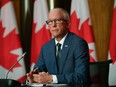 Gregory Lick, the National Defence and Canadian Armed Forces Ombudsman, speaks during a news conference on June 22, 2021.